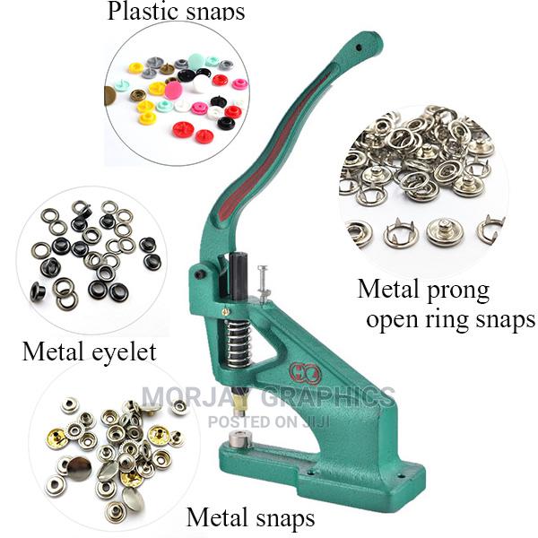 High Efficiency Plastic/Metal Snap Button Eyelet Machine - main view