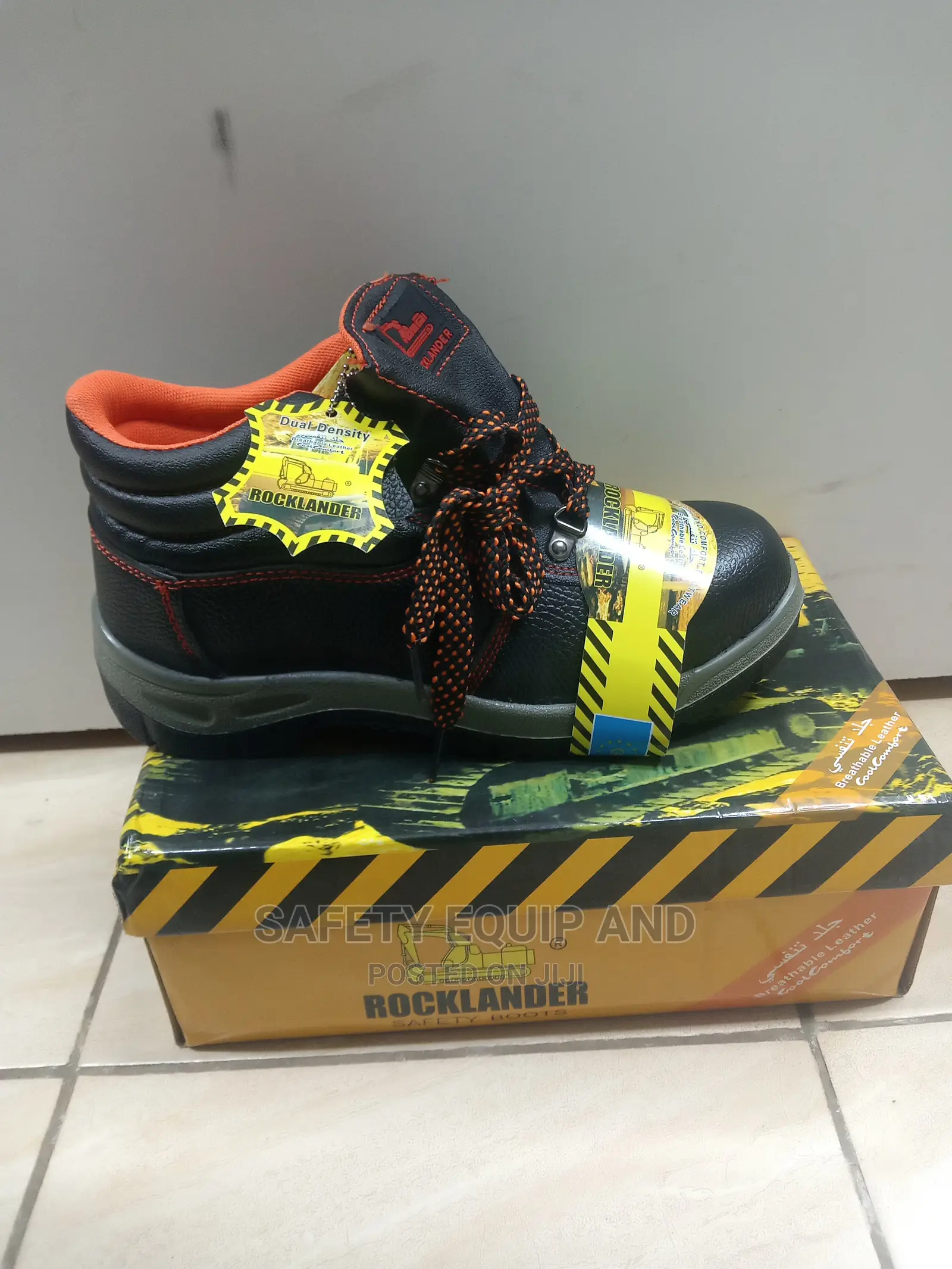 Safety Boots With Pu Sole and Upper Leather