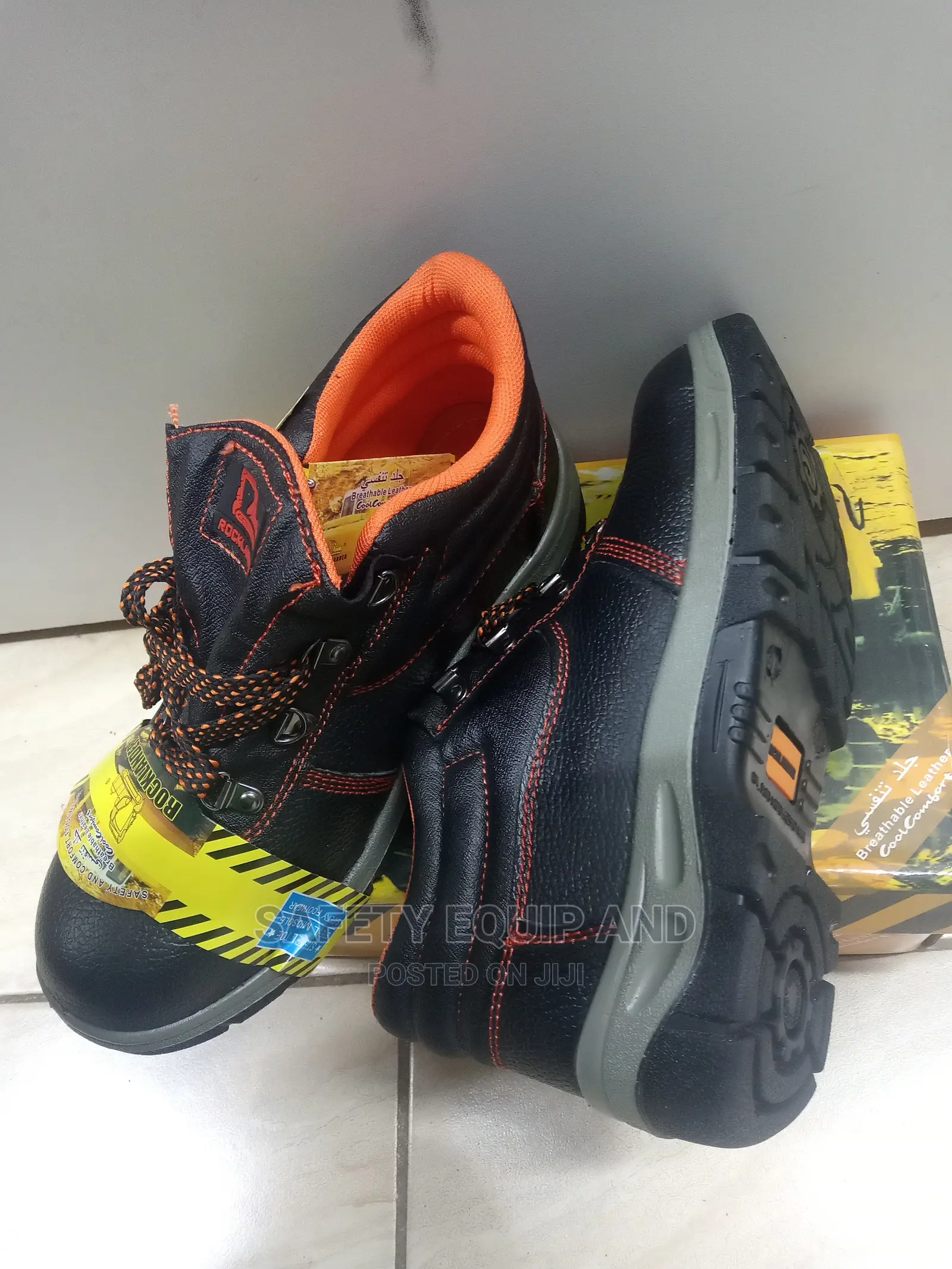 Safety Hub Industrial Safety Boots With Steel Toe Cap