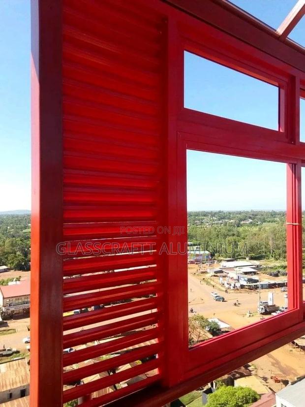 Red Coated Aluminium Frames - thumbnail 3