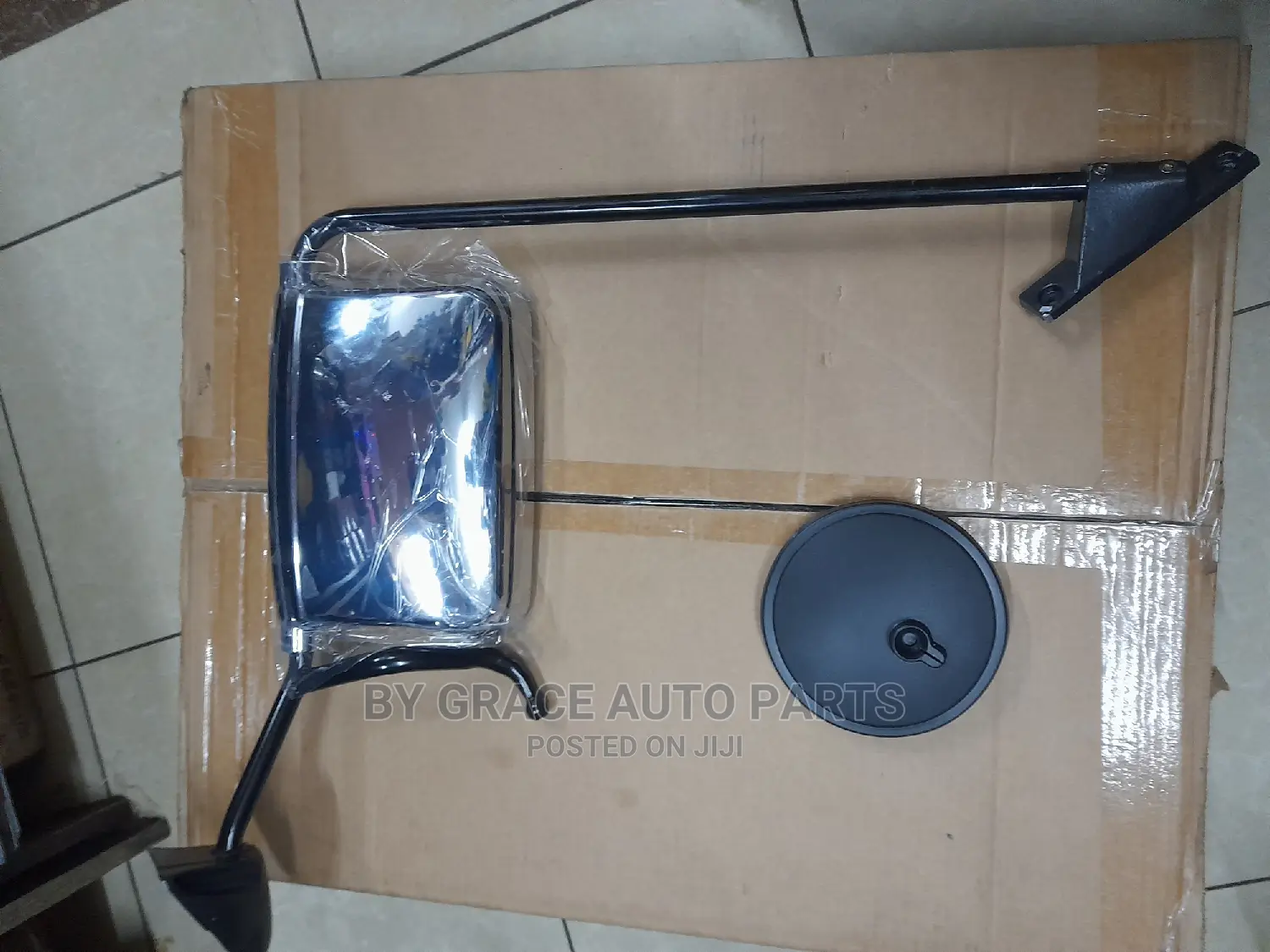 Side Mirror Hiace/Shark Chrome