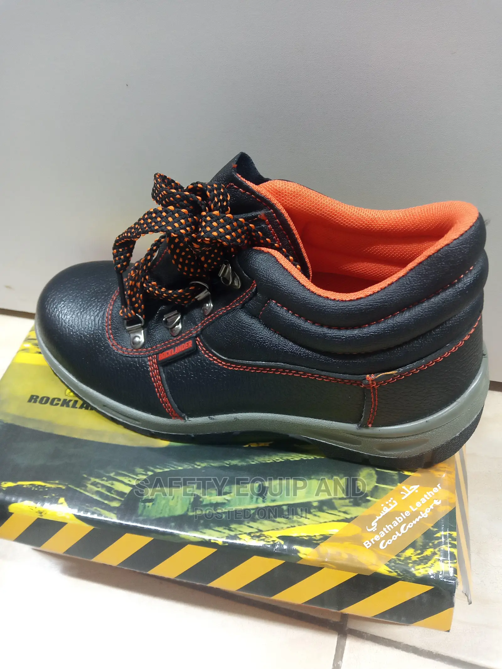 Working Boots With Breathable Leather