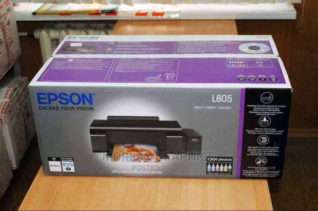 EPSON L805 6color Inkjet Printer A4 SIZE Inkjet