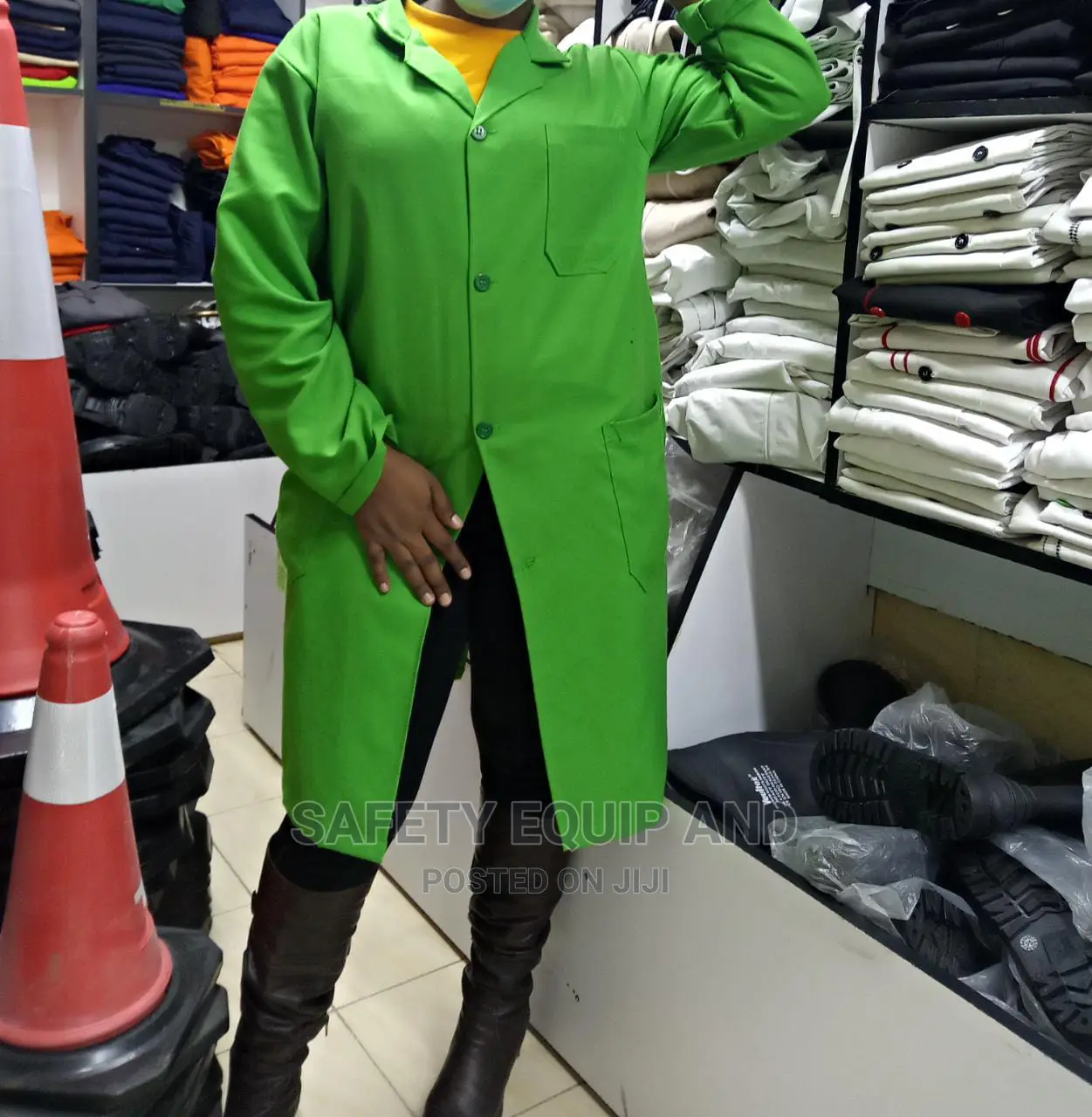 Dust Coats-Green Decron