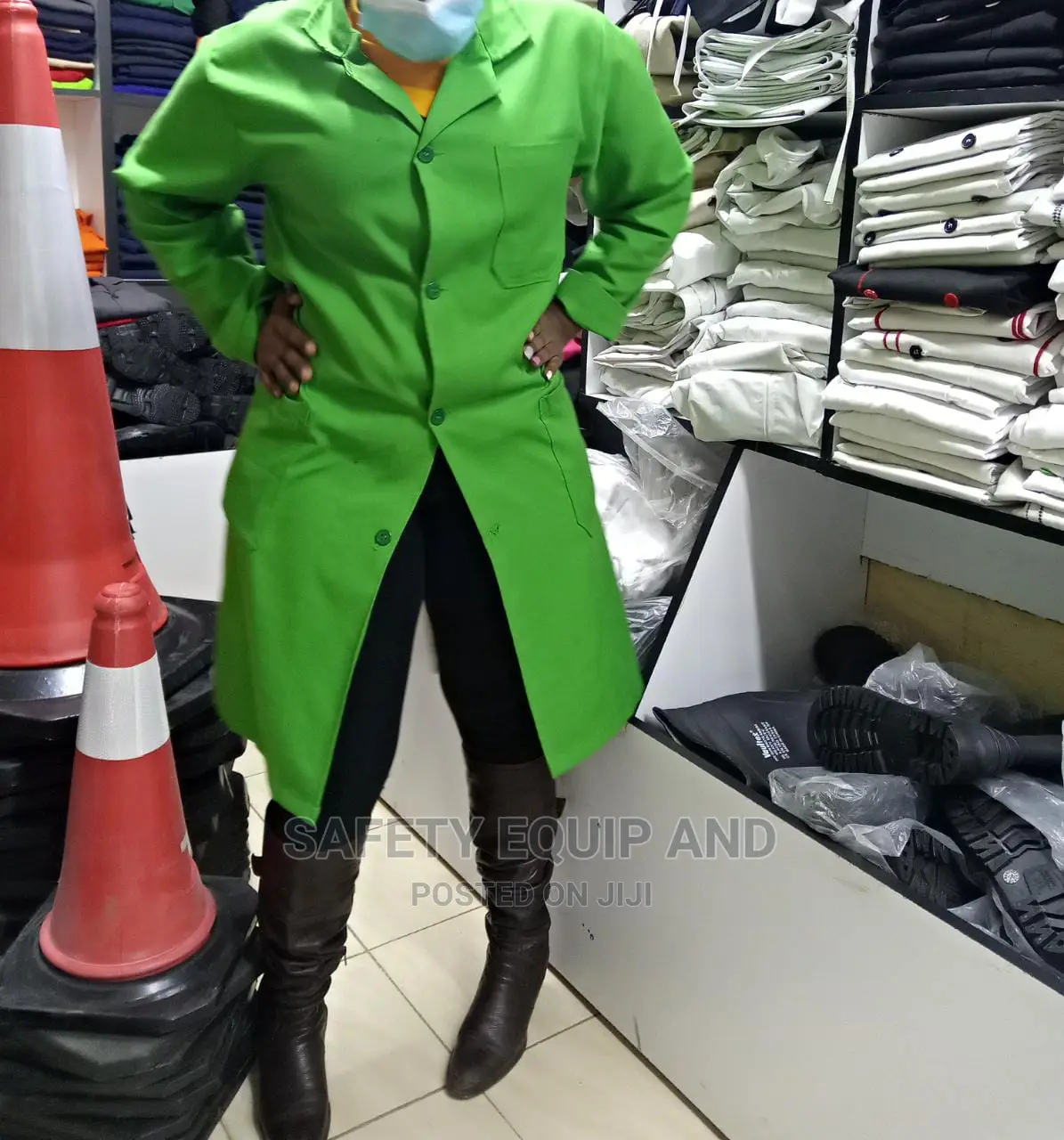 Dust Coats-Green Decron