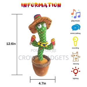 32cm Dancing Singing Talking Cactus Plush Toy - thumbnail 2