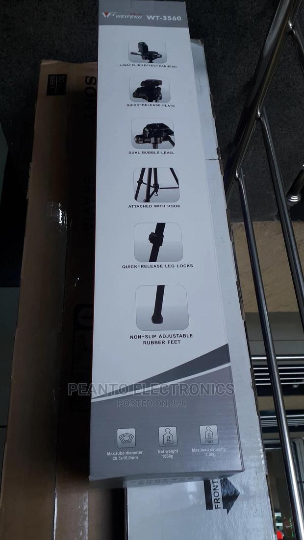 Weifeng Aluminium Tripod Stand Wt-3560 - thumbnail 3