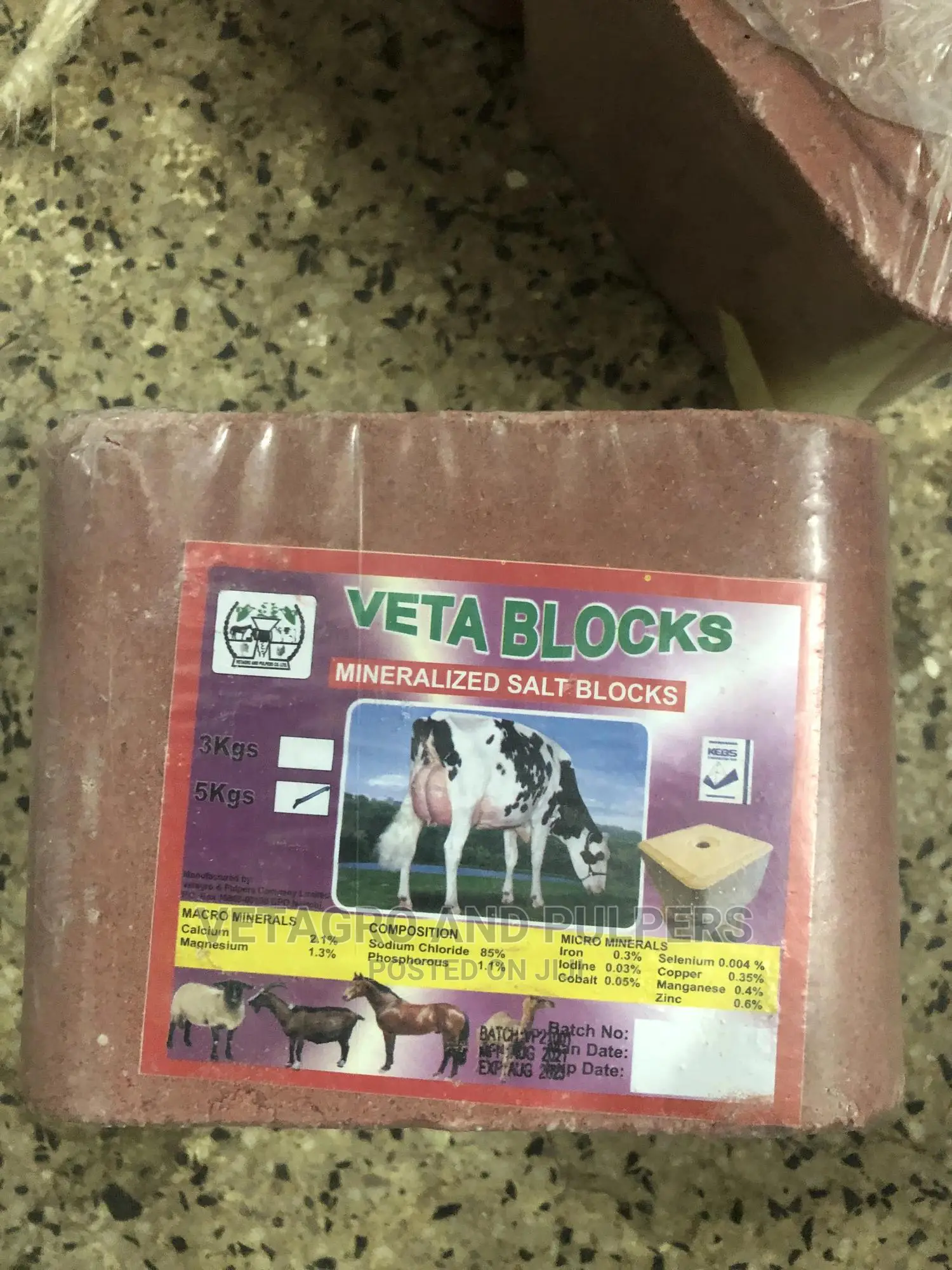 Animal Mineralized Salt Block