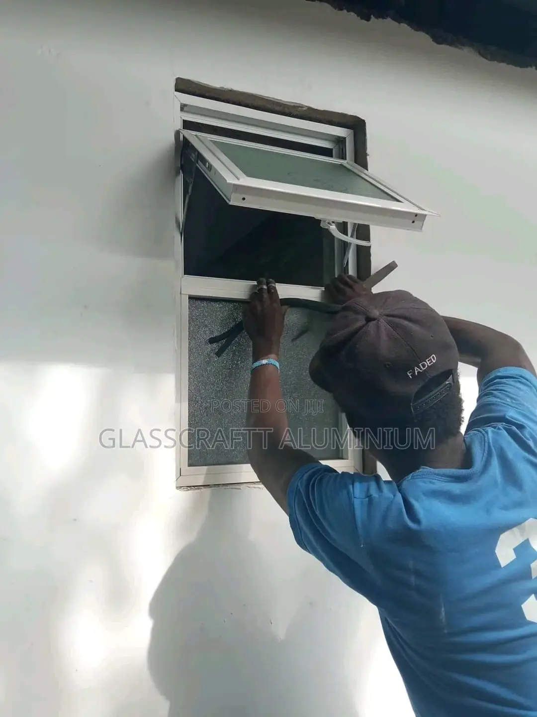 White Projecting Windows