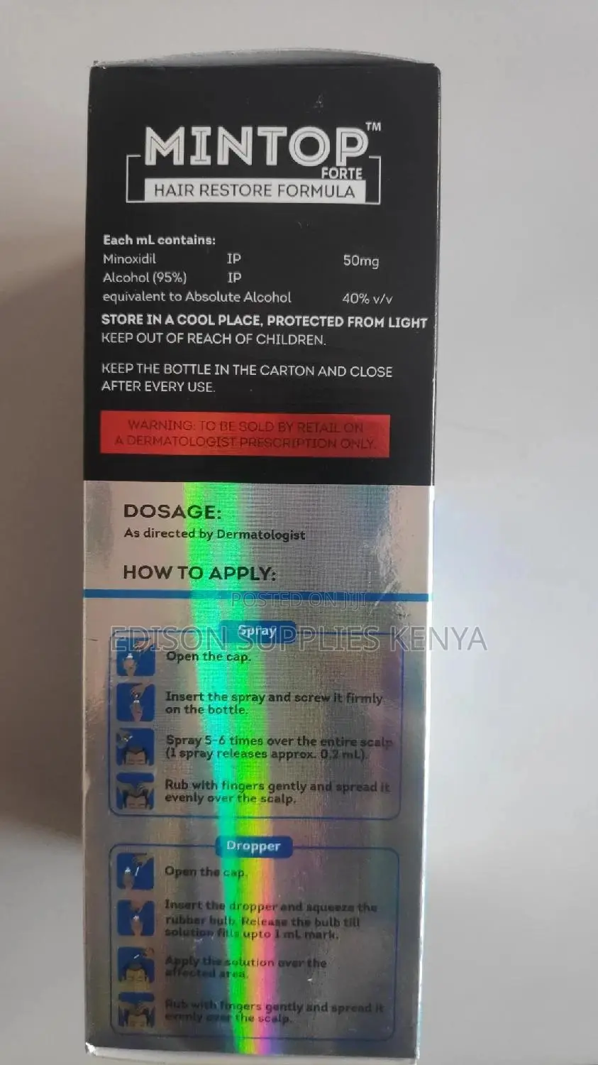 Mintop Minoxidil 5% Noxidil Human Hair Growth Balding Cure