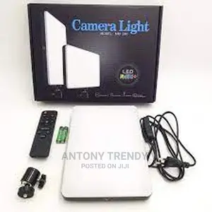 Pair 240 LED Portable Camera Photography Lighting Kit For