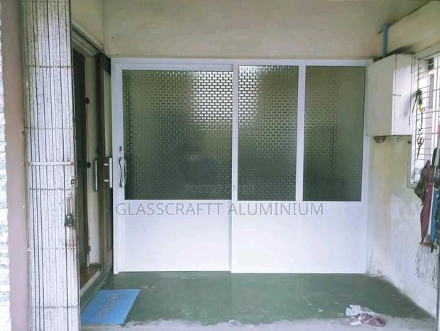 Single Track Sliding Aluminium Doors - main view