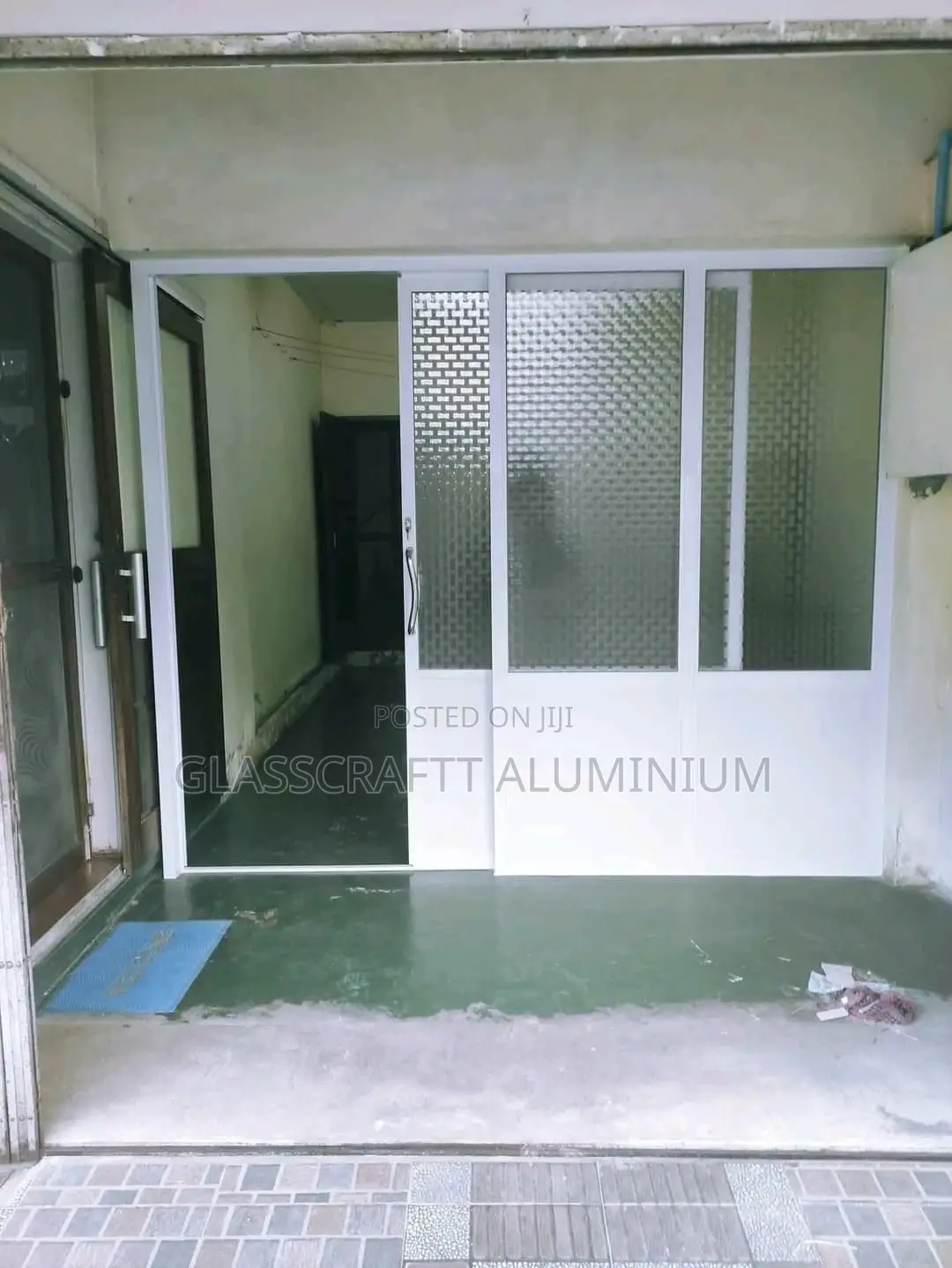 Single Track Sliding Aluminium Doors