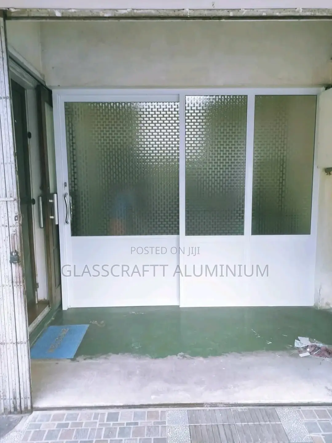 Single Track Sliding Aluminium Doors