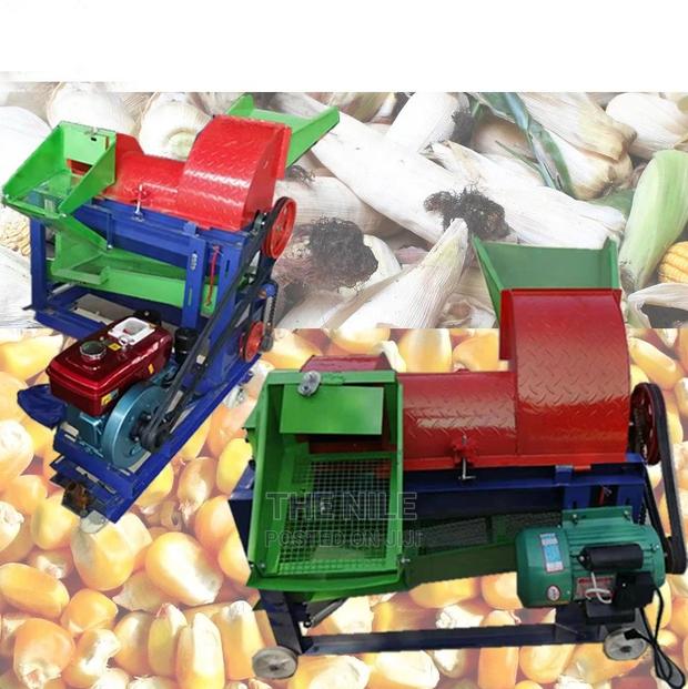Corn Skin Peeler Thresher
