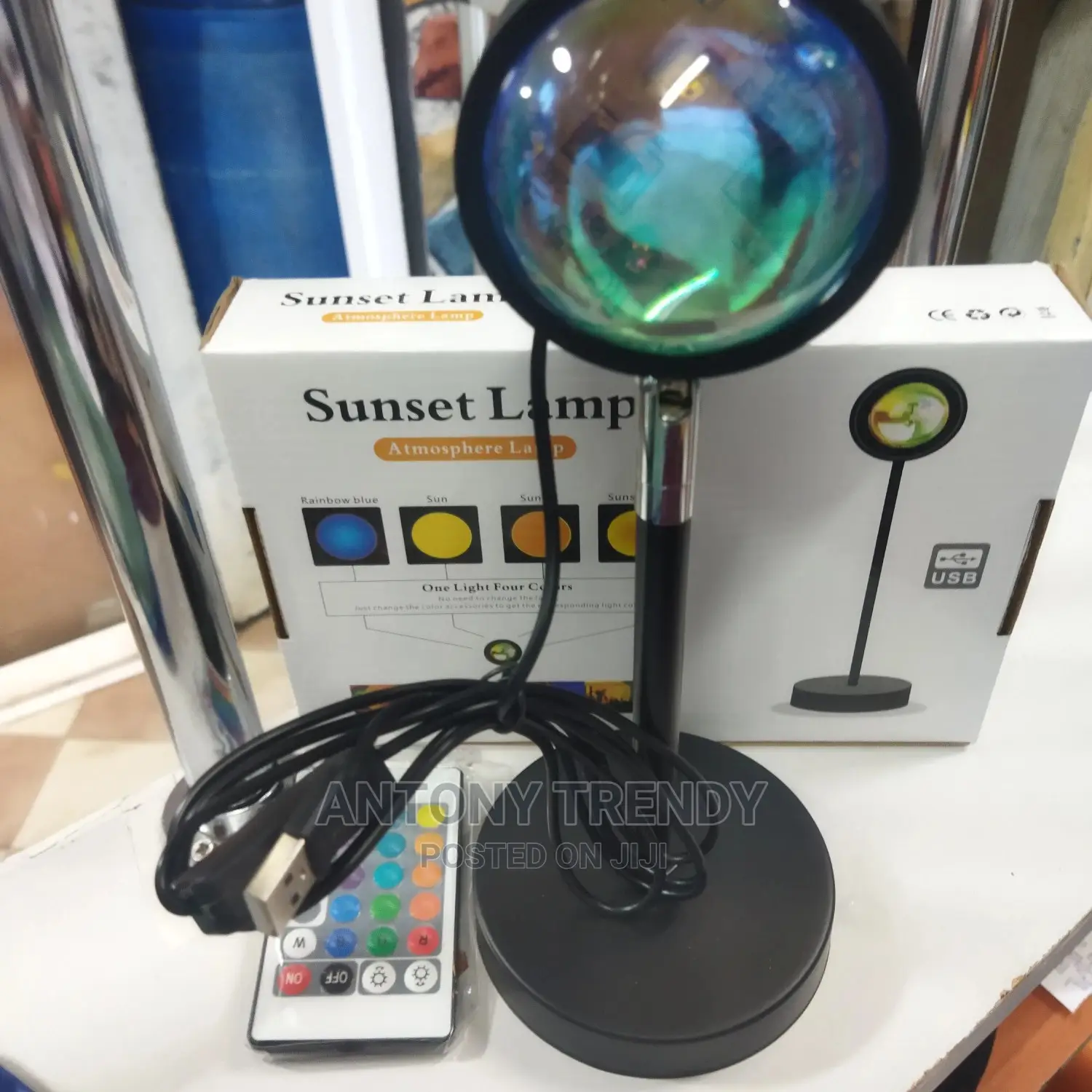 Sunset Atmosphere Lamp Rainbow Sun Sunset and Sunset Red