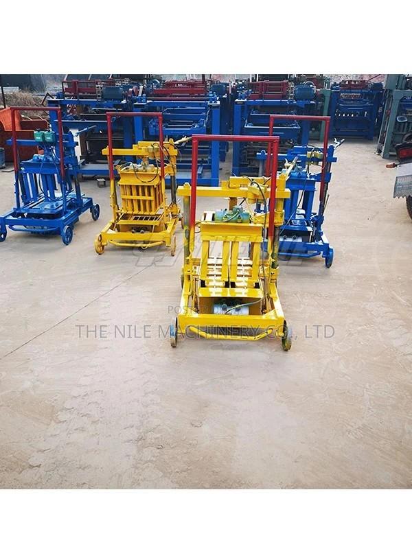 Small Diesel Engine Mobile Manual Cement Brick Making Machin - thumbnail 2