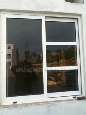 White Aluminium Sliding Doors - main view