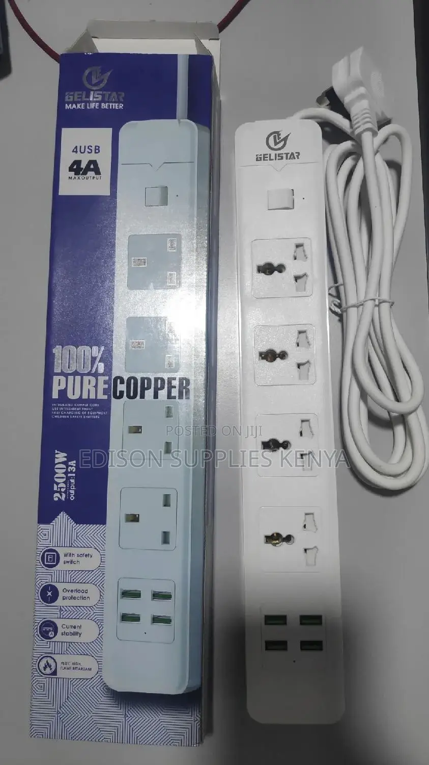 USB Extension Cable 4 Way With 4 USB Ports Heavy Duty