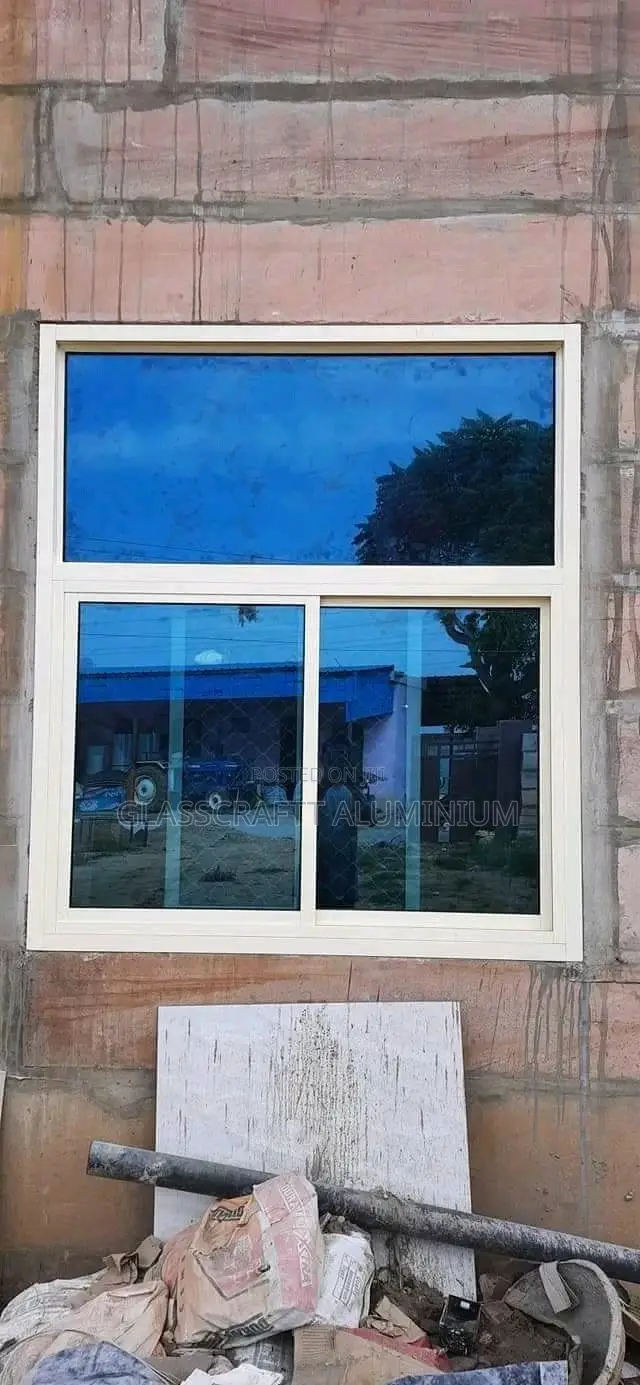 Partitioned Aluminium Siding Window