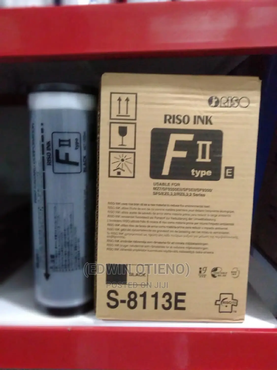 Black F II Type Duplicator Ink