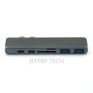 C 7 in 1 USB-C Type C HD Output 4K HDMI USB 3.0 Adapter HUB