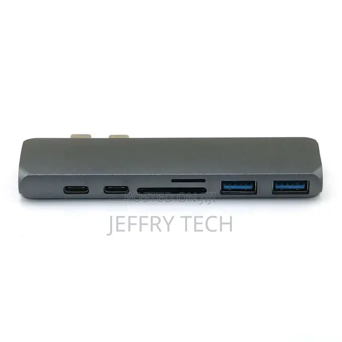 C 7 in 1 USB-C Type C HD Output 4K HDMI USB 3.0 Adapter HUB