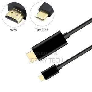 1.8M USB 3.1 Type C Male to HDMI 4K 1080P HD HDTV Convert C