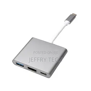 USB C Adapter Tuwejia Type C to HDMI 4K + USB 3.1 + Usb-C C