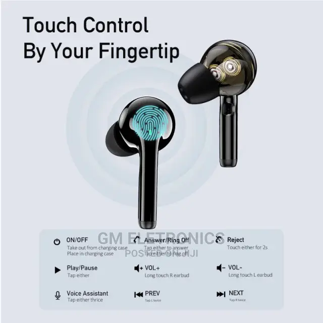Awei Dual Dynamic Drive Earbuds With Power Indicator.