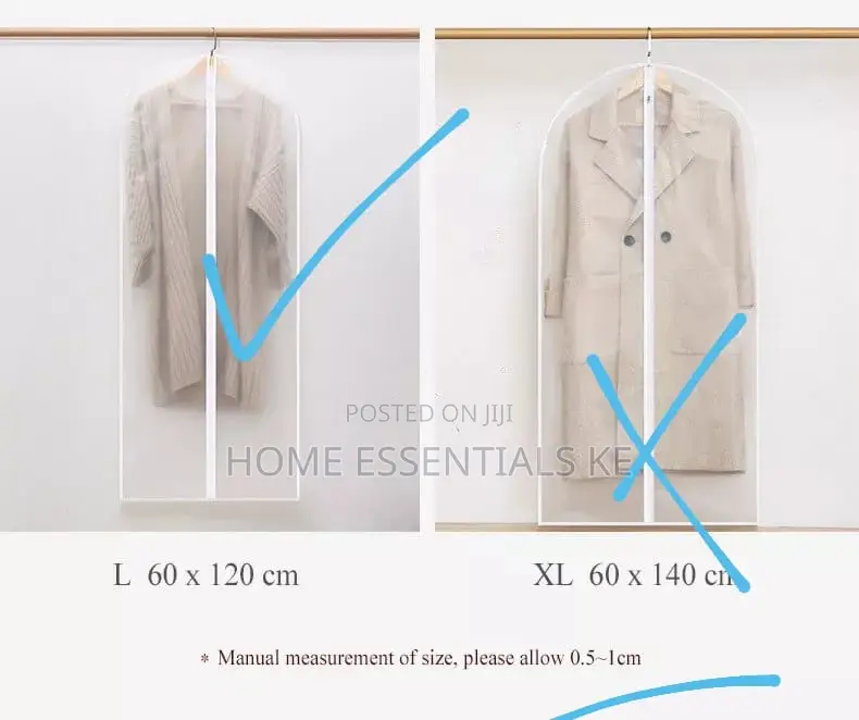*Water Proof /Dust Proof Clothes Storage Bags.Size 60*120cms