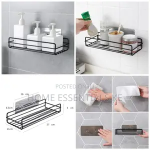 *Metallic Bathroom Organizer Available in Black and White