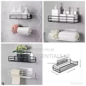 *Metallic Bathroom Organizer Available in Black and White
