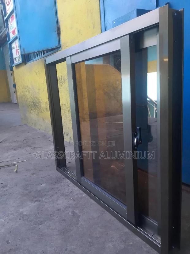 Champagne Coated Aluminium Window - thumbnail 2