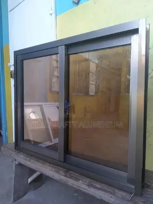 Champagne Coated Aluminium Window