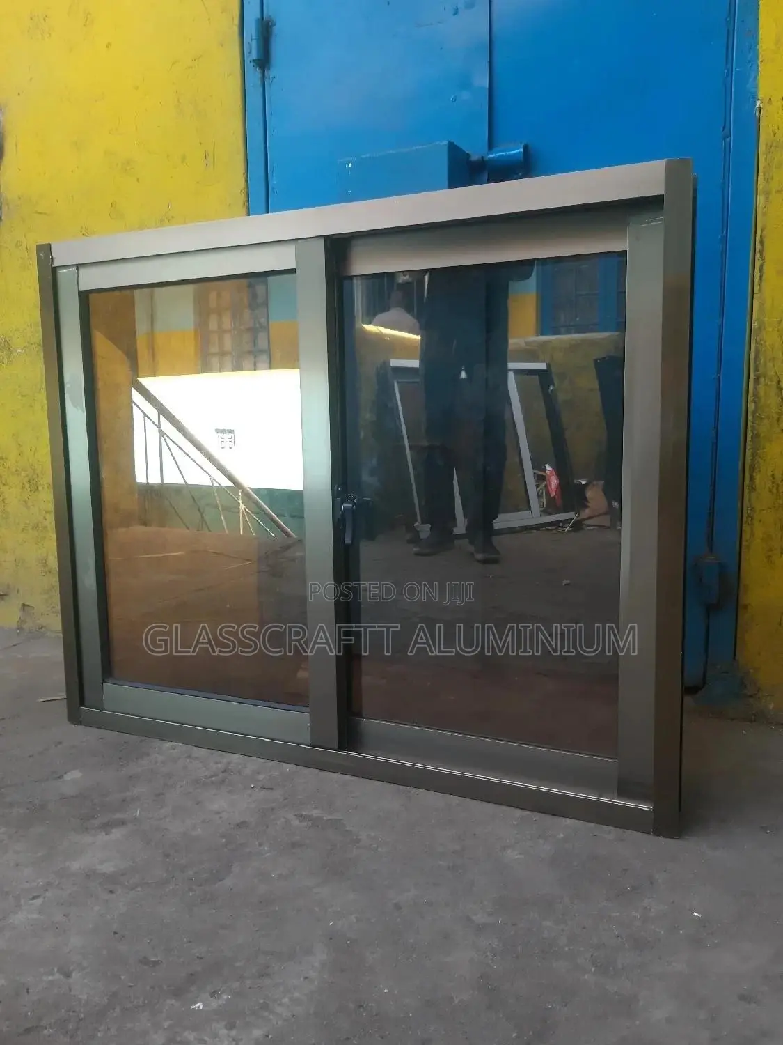 5mm Brown Glass Fixed to Perfect Aluminium Windows