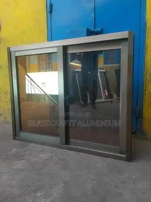 5mm Brown Glass Fixed to Perfect Aluminium Windows