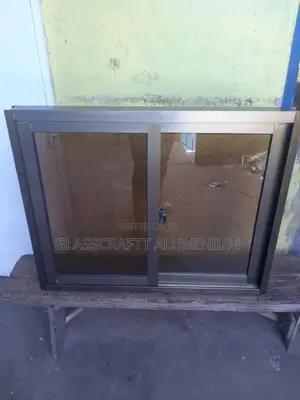 5mm Brown Glass Fixed to Perfect Aluminium Windows
