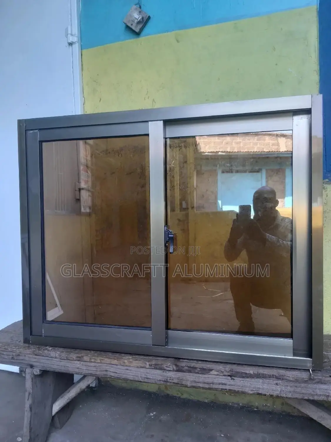 5mm Brown Glass Fixed to Perfect Aluminium Windows