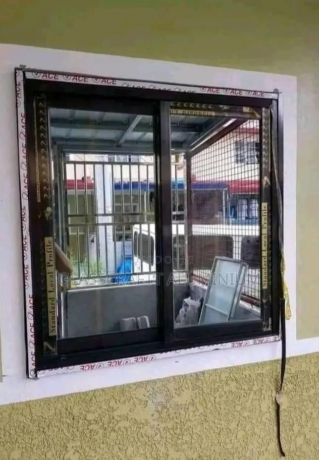 Black Coated Aluminium Doors