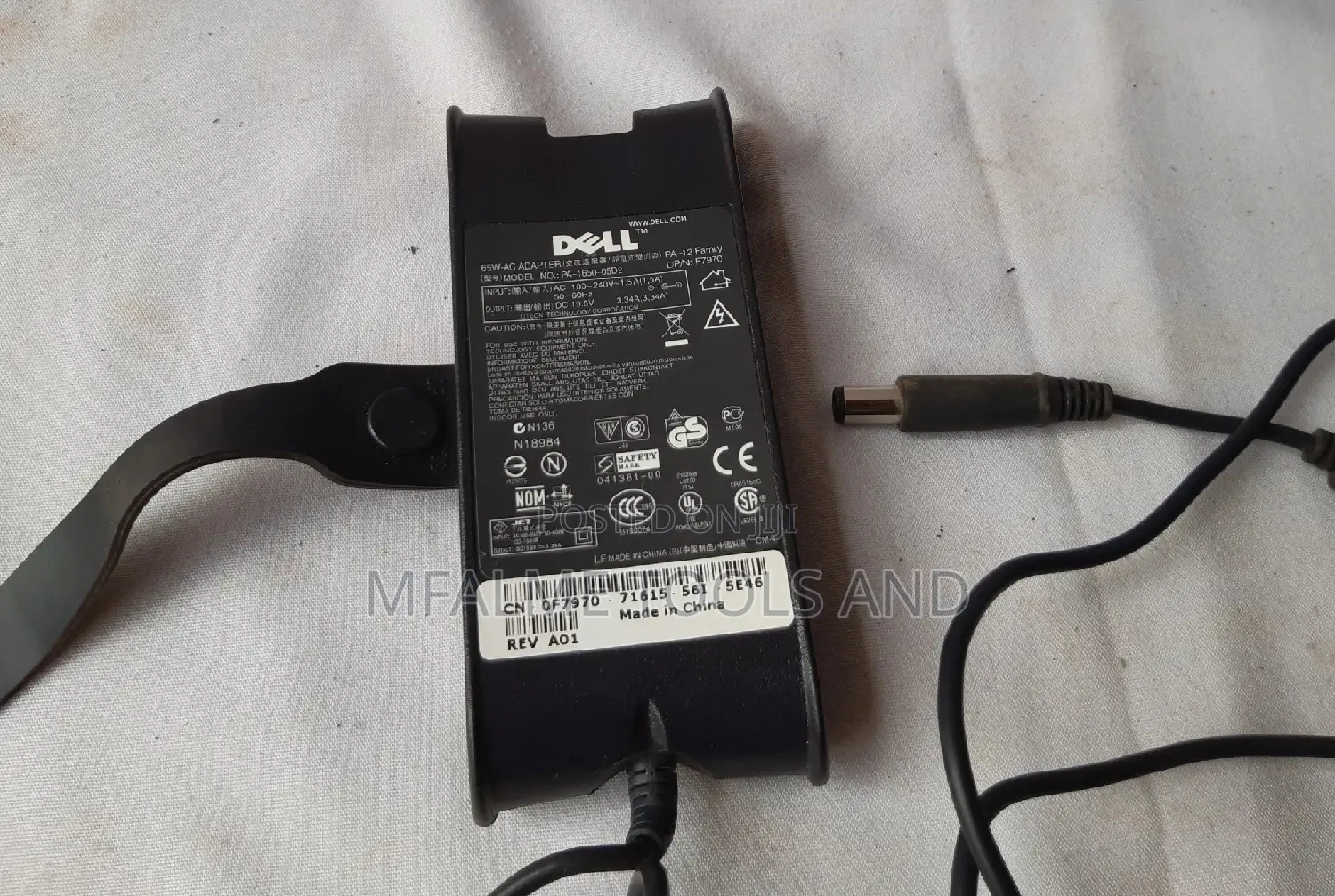 Laptop Charger Genuine Origin Dell 19.5v Power Supply Ex-Uk