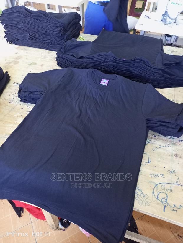 Black Pure Cotton 100% T-Shirts Best Quality 180 Gsm - thumbnail 2