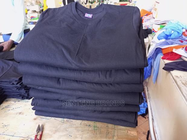 Black Pure Cotton 100% T-Shirts Best Quality 180 Gsm - thumbnail 3