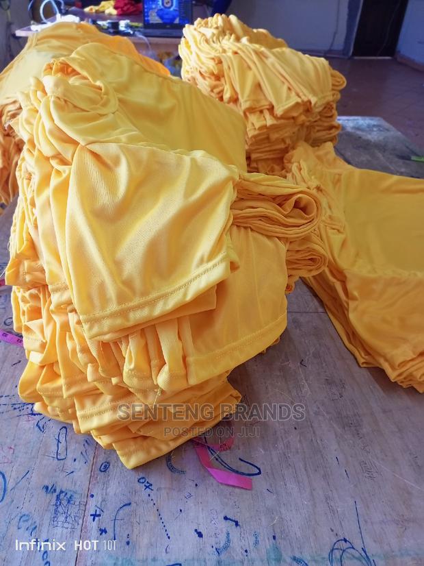 Polyester Yellow Campaign T-Shirts for Elections