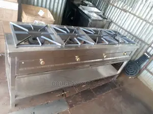 Stainless Steel Four Burner Gas Cooker