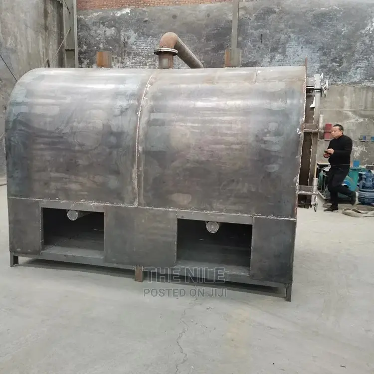 Continuous Small Smokeless Wood Log Carbonization Rotary Fur