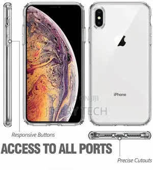iPhone X iPhone XS Case - Clear Soft Crystal TPU Transpar