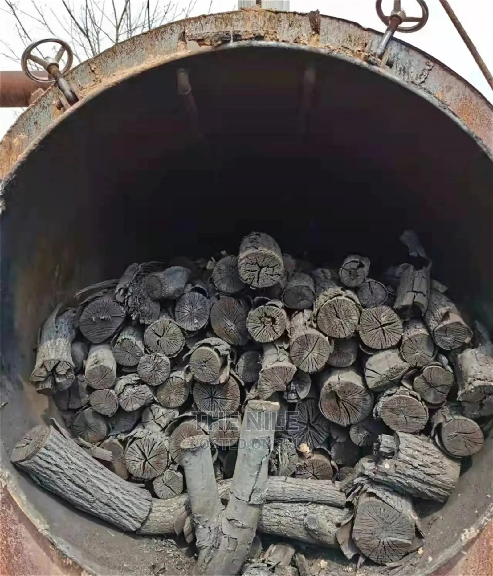 Hull Biochar Charcoal Carbonization