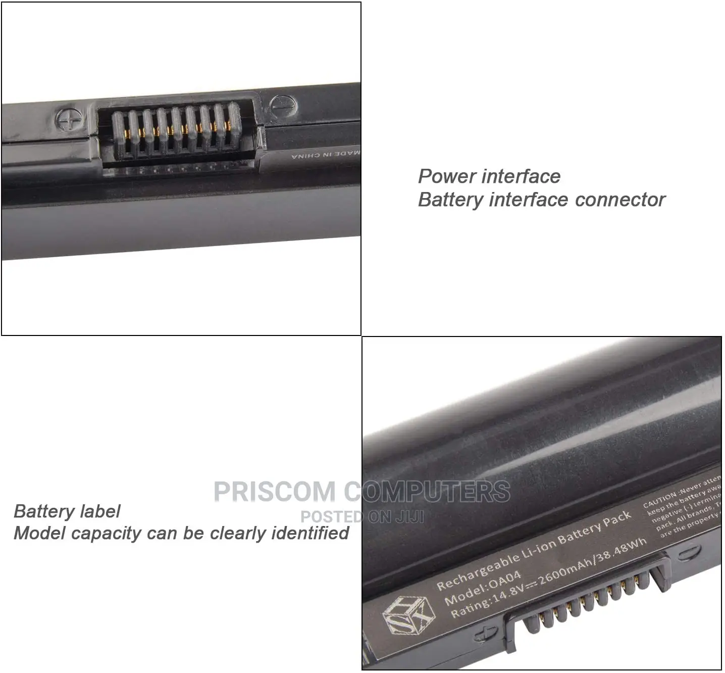 NEW Laptop Battery for HP Pavilion 14 15 OA03 OA04