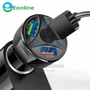 Car Fast Charger 3 Port for Samsung Galaxy,iPhone , Xiaomi